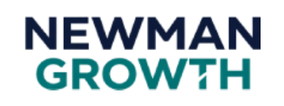 Newman Growth digital marketing agency logo in dark navy and teal colours