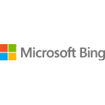 Microsoft Bing logo on transparent background - Bing search engine advertising and PPC platform