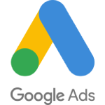 Google Ads logo on transparent background - Google pay-per-click PPC advertising platform
