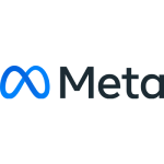 Meta logo on transparent background - Meta Ads Facebook and Instagram social media advertising platform