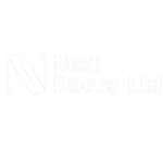 Next Doors Ltd company logo on transparent background - Newman Growth digital marketing client