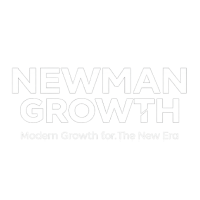 Newman Growth logo with tagline Modern Growth For The New Era on transparent background